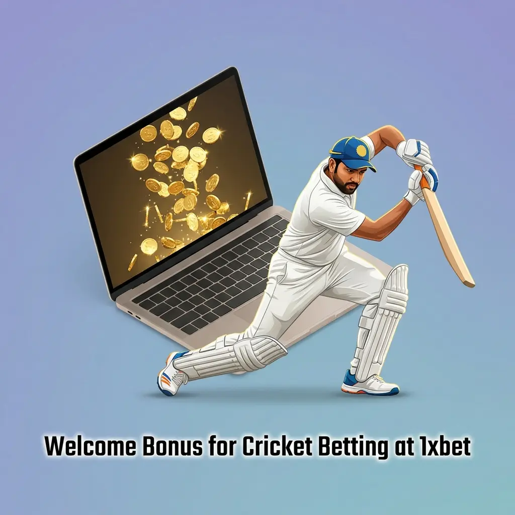 1xbet India welcome bonus – 100% match up to ₹20,000 for cricket betting on IPL, T20 World Cup and Test series